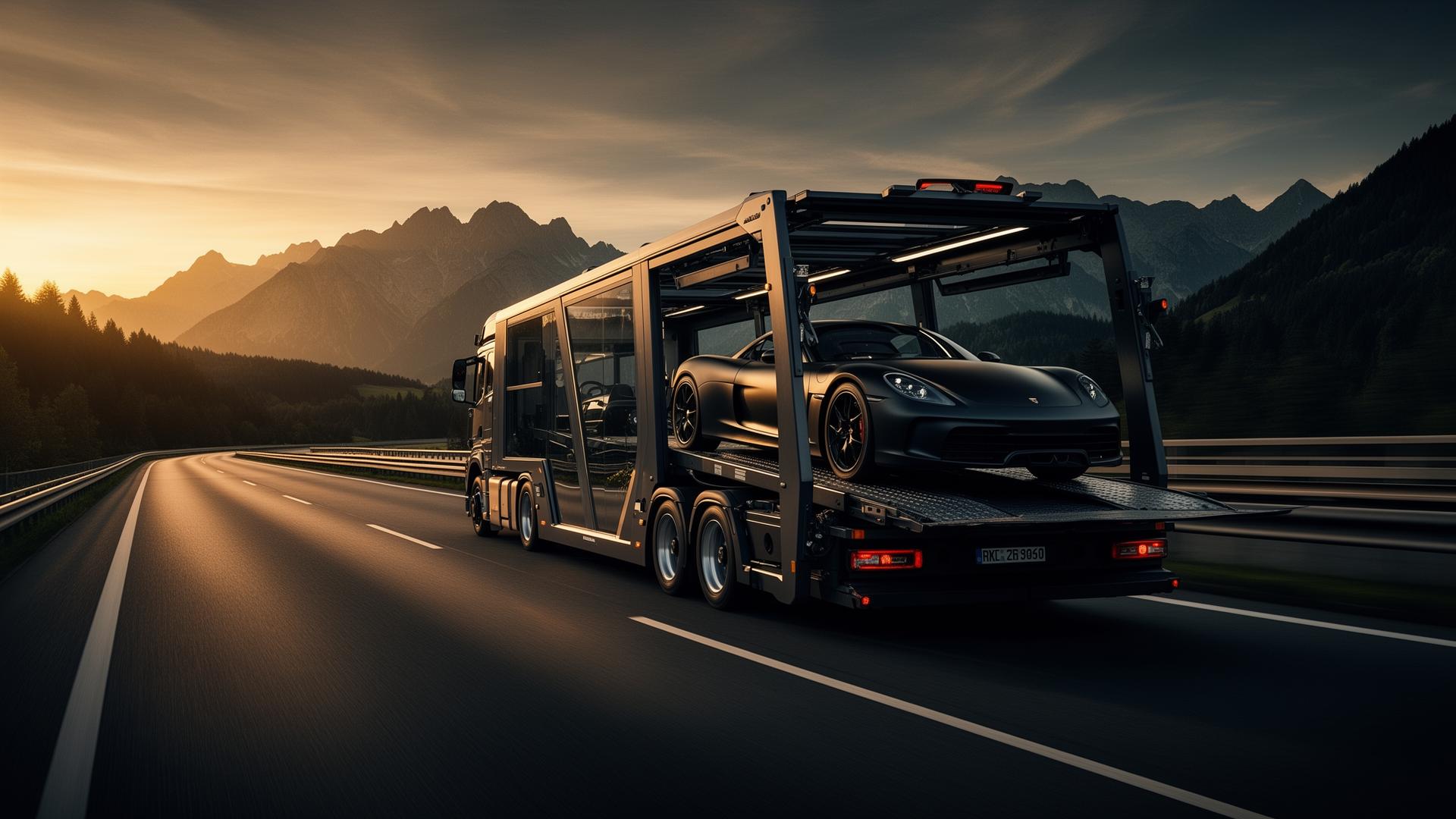 Premium gesloten autotransport in Europa